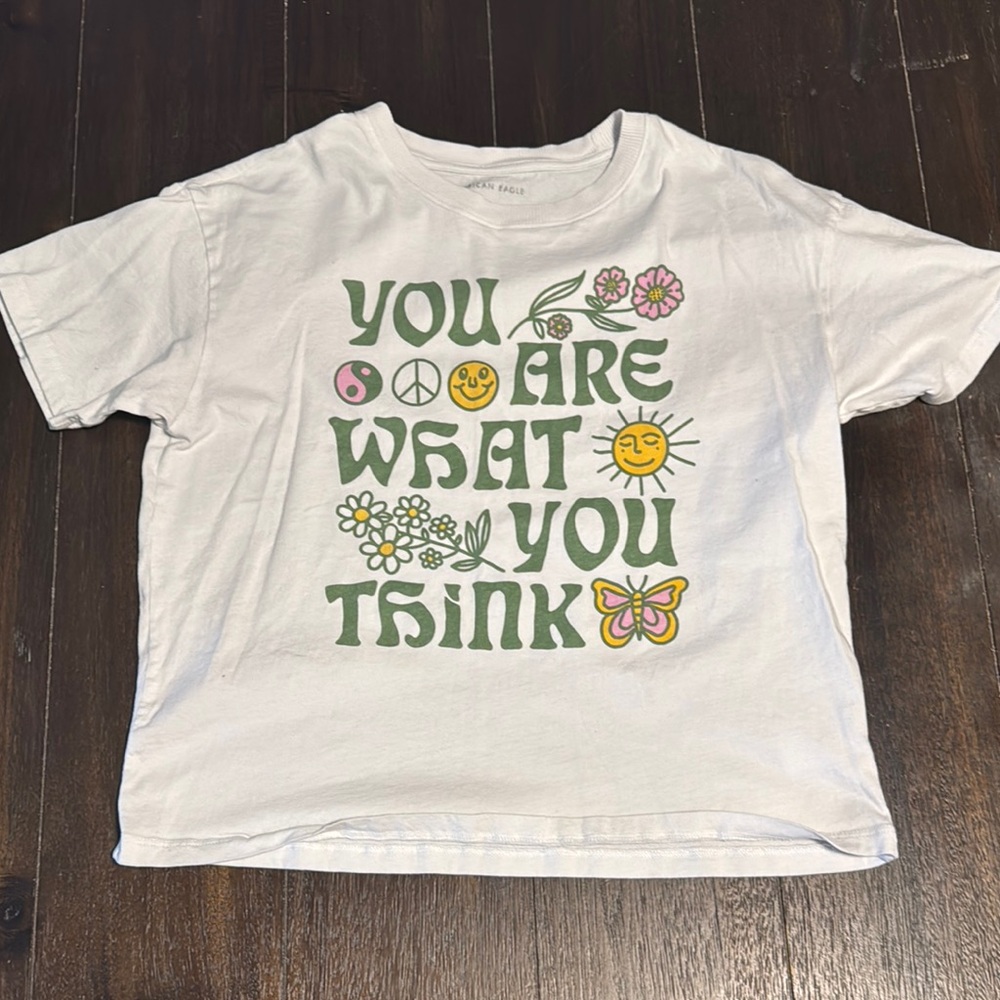 White Graphic Tee